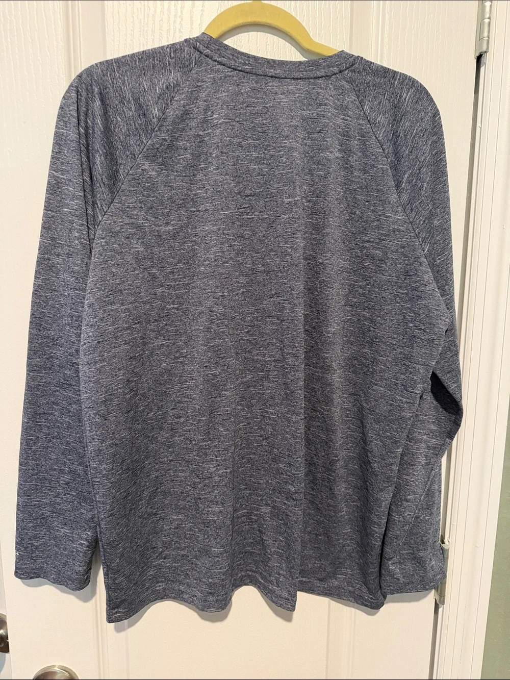 Nike Dri-FIT UPF 40+ Long Sleeve Performance Shirt Blue Heather Size Large